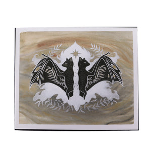 "Divided" Ethereal Bats Print