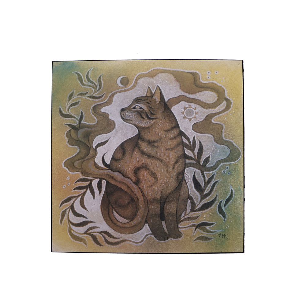 Celestial Tabby Cat Print