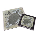 Shimmer Shell Turtle Print