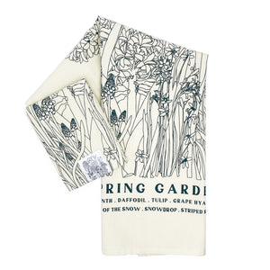 Spring Garden Tea Towel