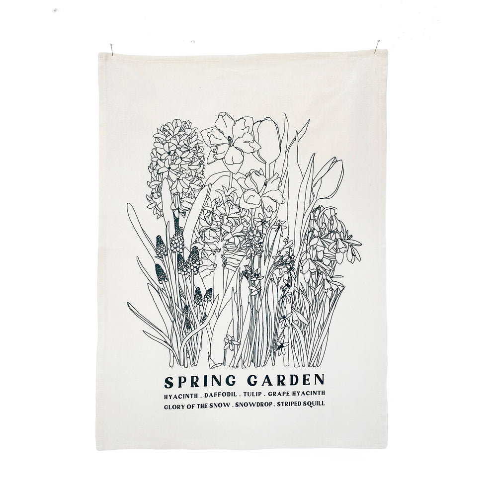 Spring Garden Kitchen Towel