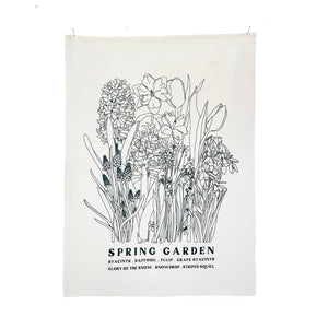 Spring Garden Tea Towel