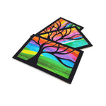 Sunset Silhouette Horizontal Fabric Card