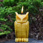 Beeswax Owl Candle