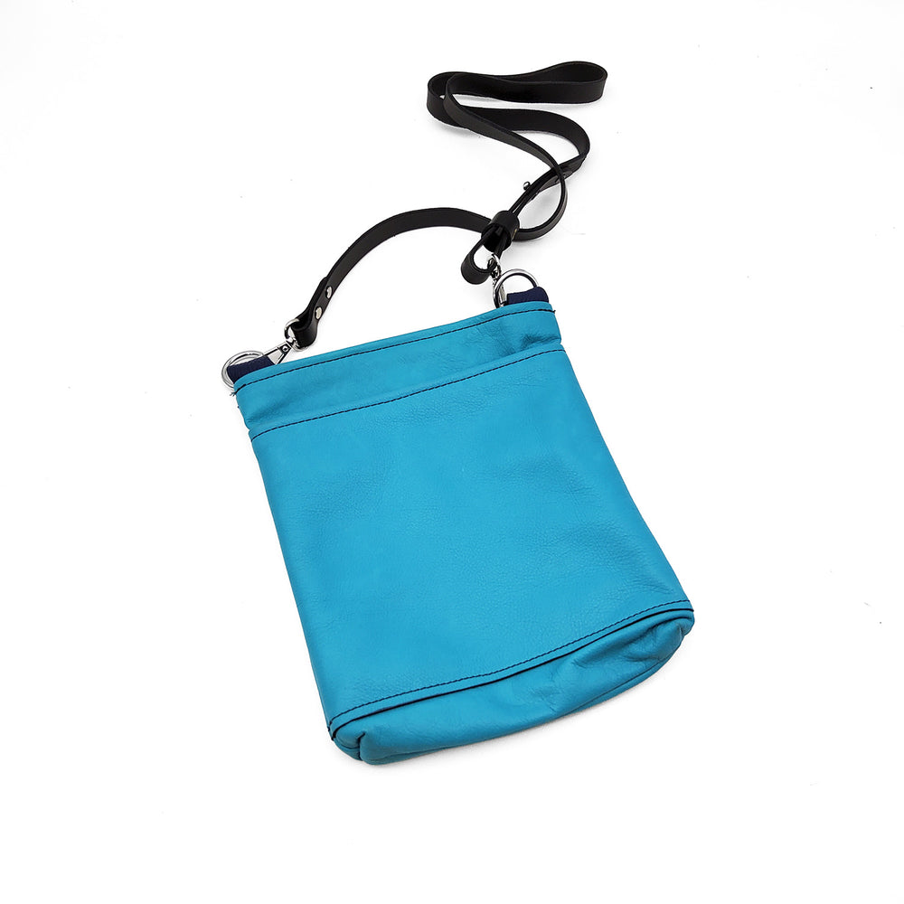 
            
                Load image into Gallery viewer, Sly Blue Mini Bucket Bag
            
        