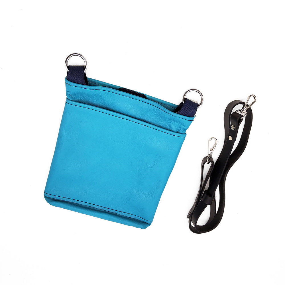 Sly Blue Mini Bucket Bag