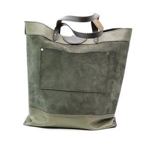 Large Forest Green Tote Bag
