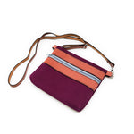 Purple and Pink Cross Body Purse