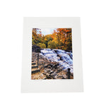 Cascadilla Falls in Autumn Matted Print