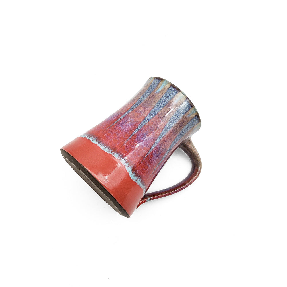 Coral Coffee Stein