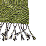 Mossy Green Chenille Scarf