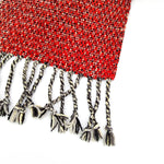 Red Chenille Scarf
