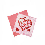 Heart of Hearts Fabric Card