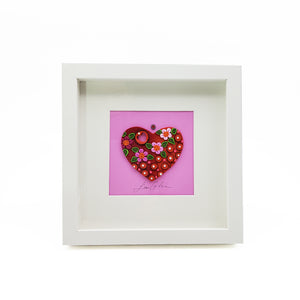 
            
                Load image into Gallery viewer, &amp;quot;A Heart of Flowers&amp;quot; Framed Wall Art
            
        
