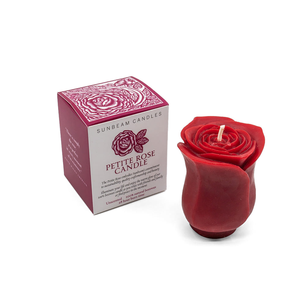 
            
                Load image into Gallery viewer, Petite Rose Beeswax Candle
            
        