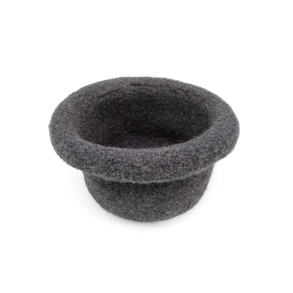 Felted Adult Black Hat