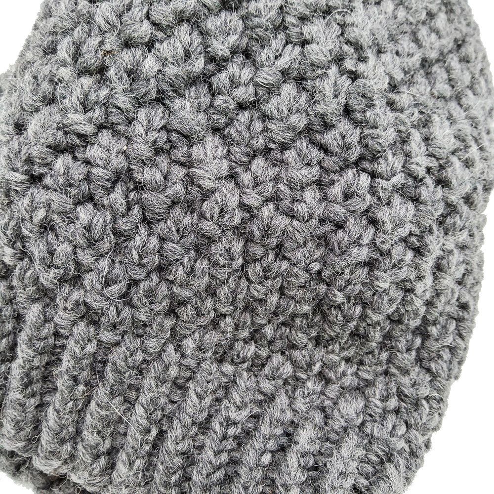 Merino Wool Dark Grey Hat